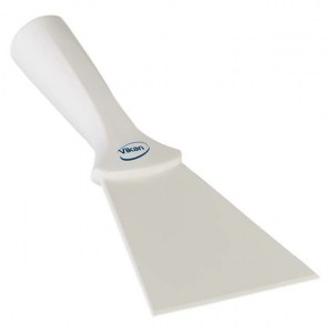 Vikan 40125 Nylon Scraper with Threaded Handle 100 mm White